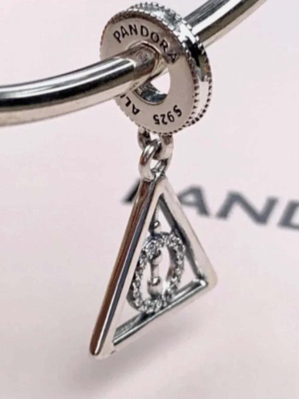 New Pandora S925 ALE Harry Potter Deathly Hallows Dangle Charm